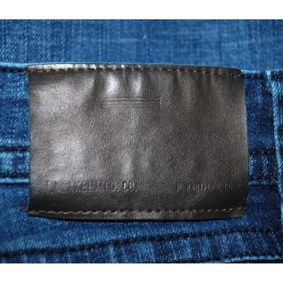 TX AXEL Mens Dark Wash Blue Jeans Size 34X32 Slim Boot Cut Western Casual - Picture 7 of 11